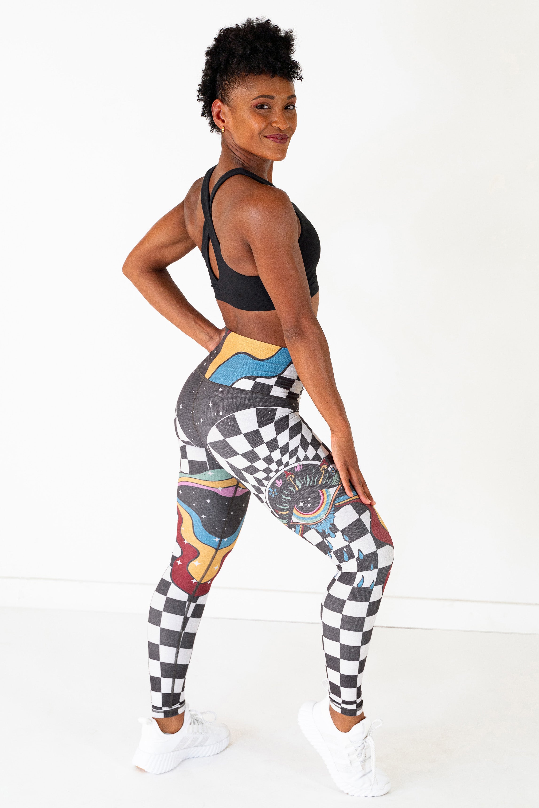 Multicolor leggings best sale