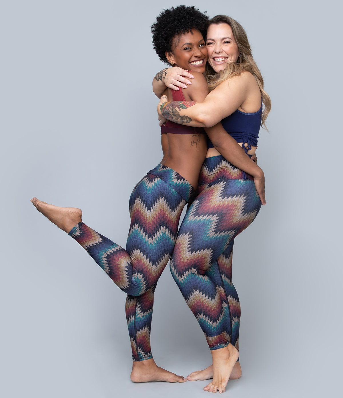 Aztec ZigZag Barefoot Leggings Resoluna